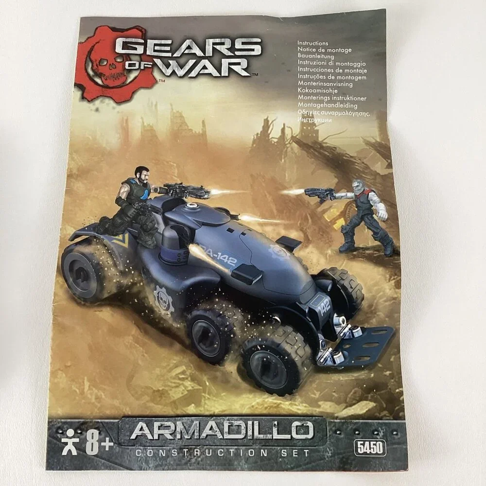 Gears of War Armadillo Construction Set Erector #5450 80+ Pieces **INCOMPLETE